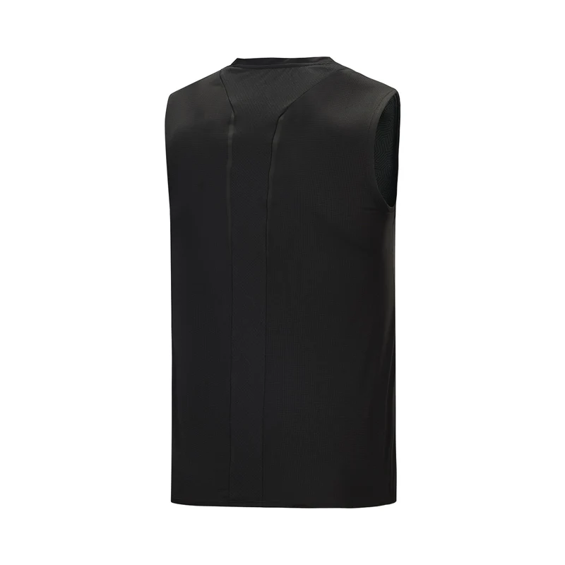 Li-Ning мужская тренировочная воздушная майка тонкая футболка без рукавов на день