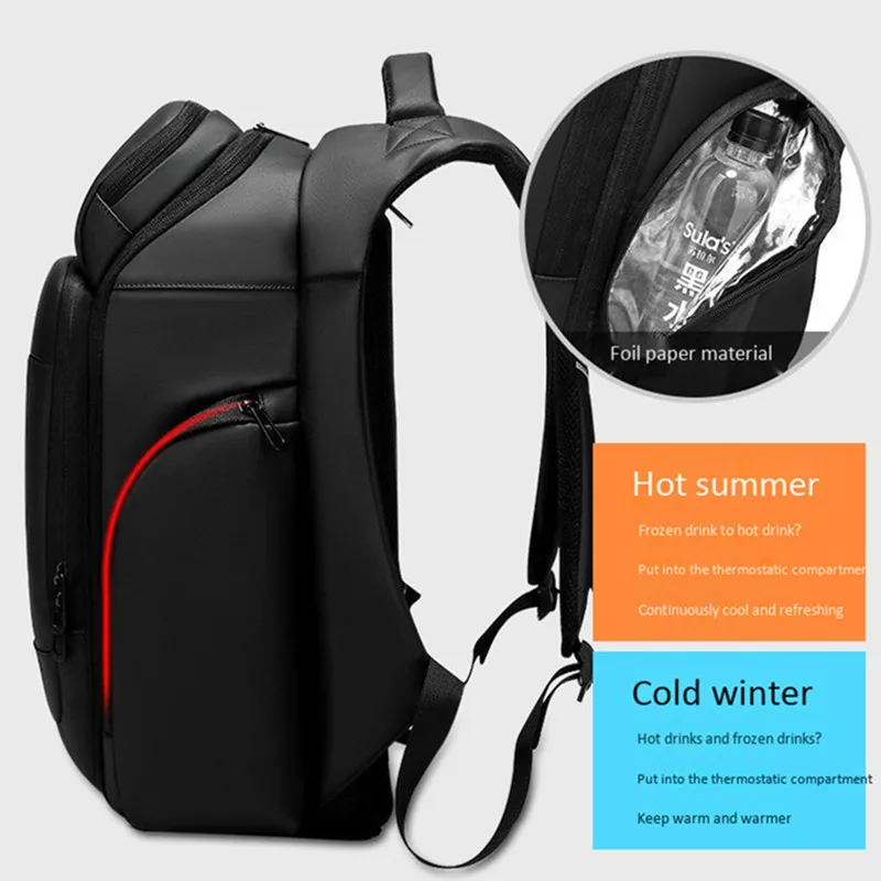 Multi function pocket computer backpack waterproof business travel 15.6 inch laptop backpacks men casual bag junior school bags