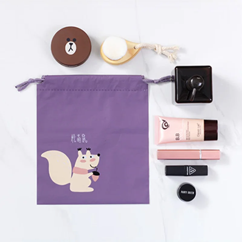 Водонепроницаемые сумки для хранения с мультяшным принтом животных 1 шт.