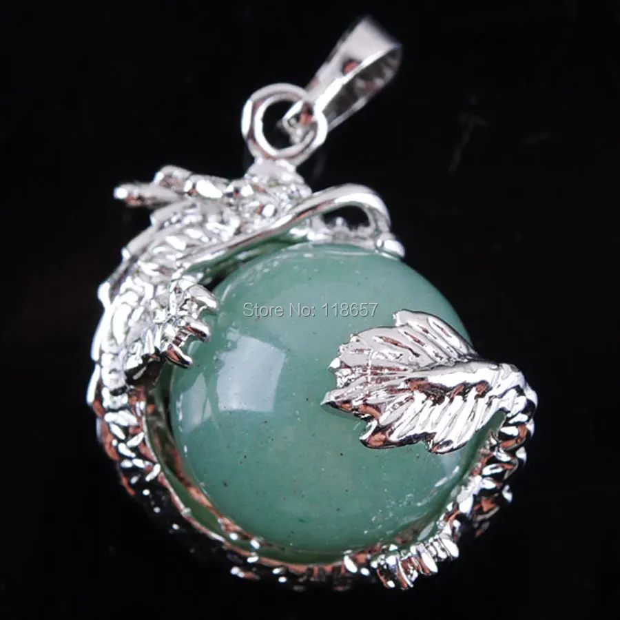 Натуральные авантюрин драгоценные камни бусины Круглый дракон Рейки Чакра