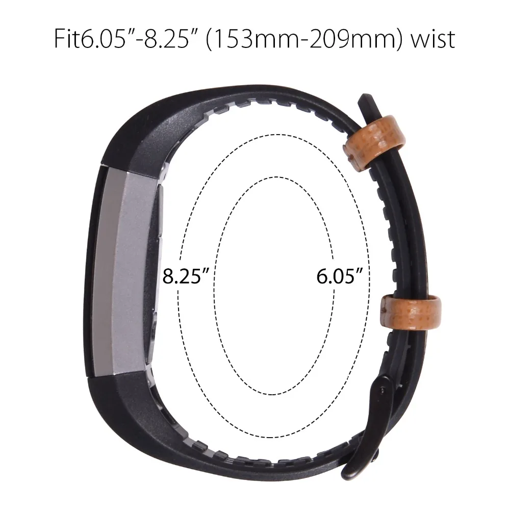 Пояса из натуральной кожи + ТПУ Смотреть ремешок Браслет Для Fitbit Alta/Alta HR для часов