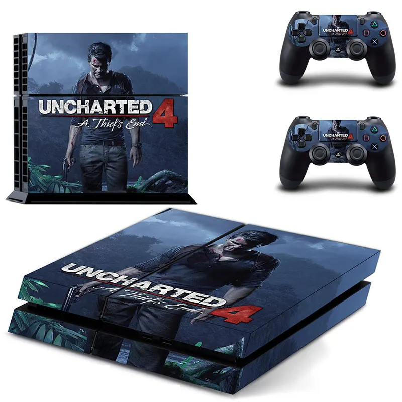 Виниловая наклейка unchared 4 A thorder's End для PS4 Playstation и 2 контроллера PS4|Наклейки| |