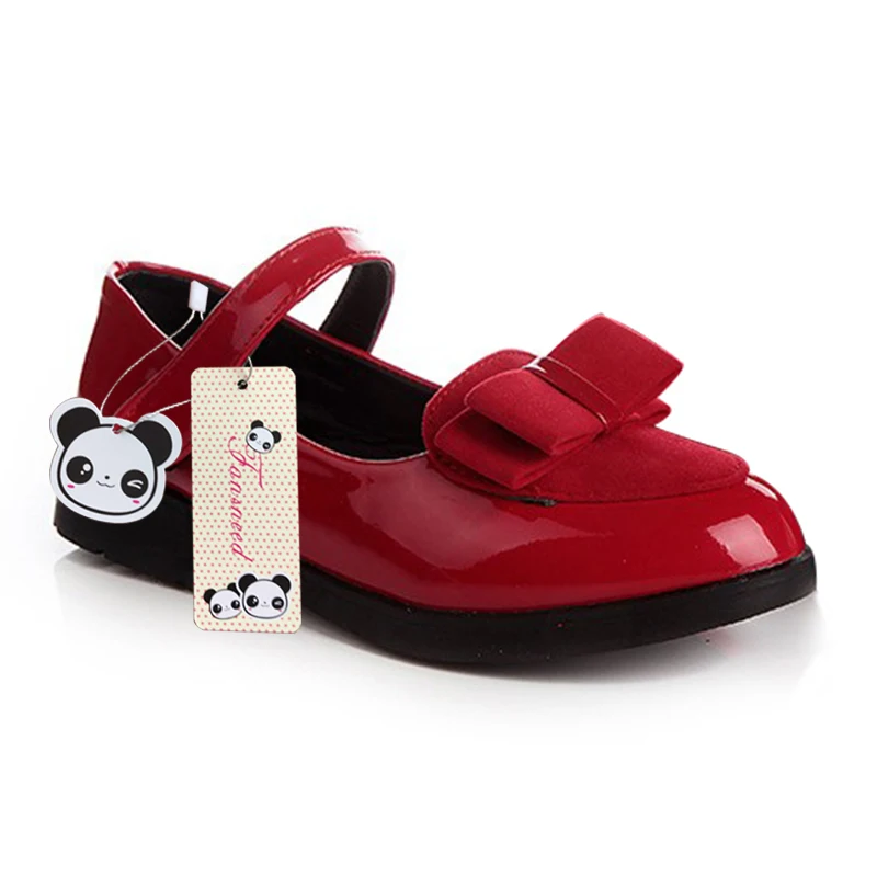 Модель 2019 года Осенняя обувь для принцесс девочек с бантом Большие девственные