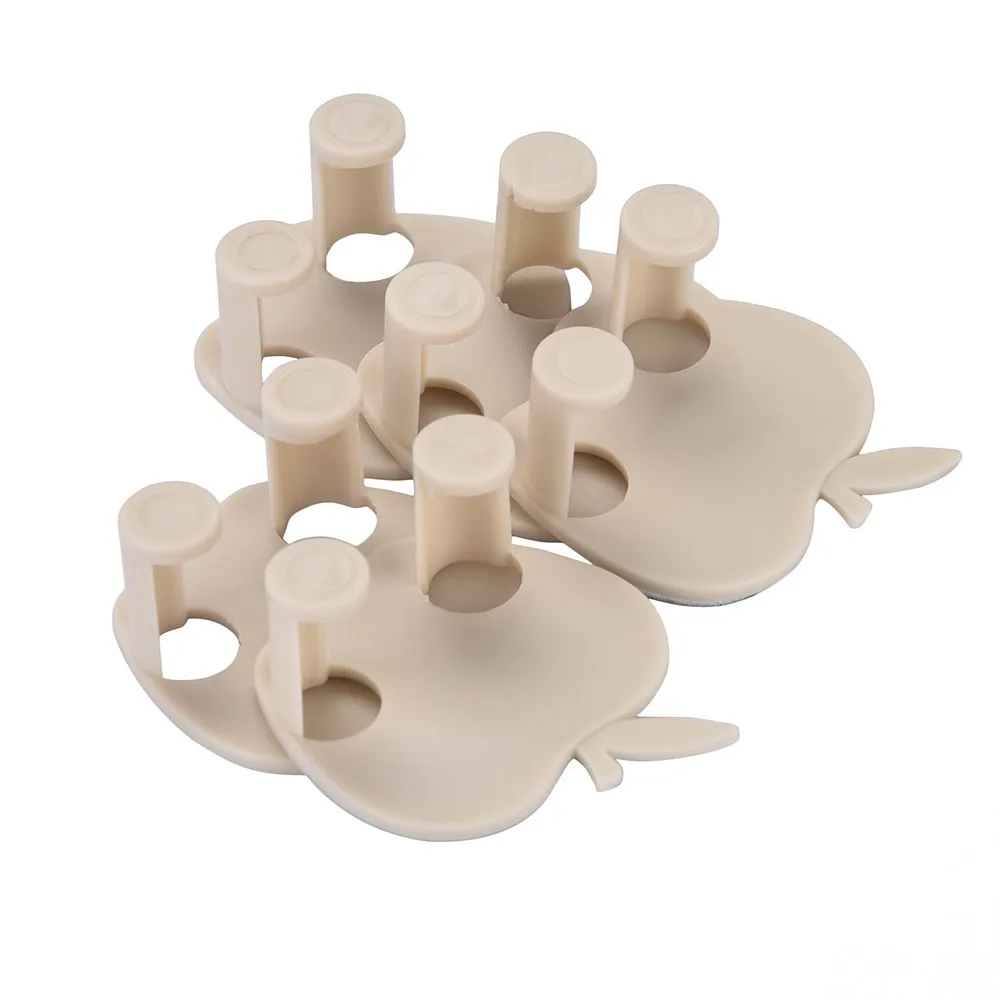 Красочный кронштейн для отделки штепсельной вилки 5 шт. креативный склеивающий