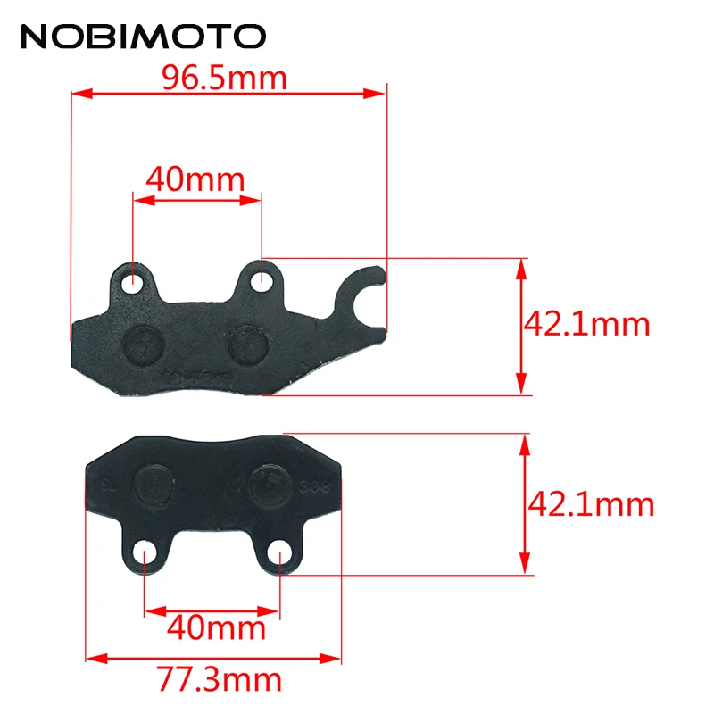 Тормозные колодки для мотоцикла скутера наборы тормозных колодок тормозные