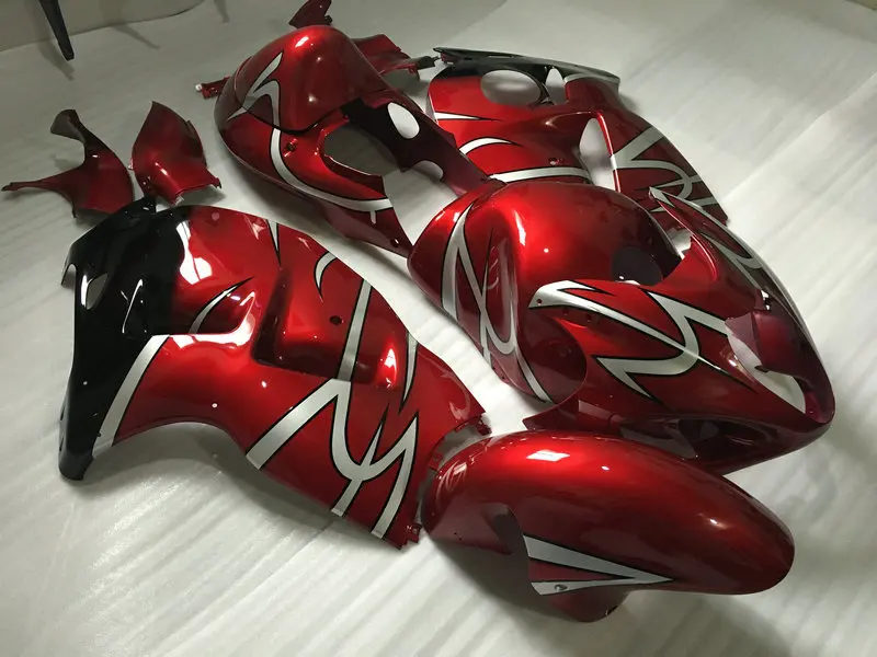 Литьевая форма обтекатель комплект для Hayabusa GSXR1300 96 99 00 07 GSXR 1300 1996 1999 2007 ABS красный