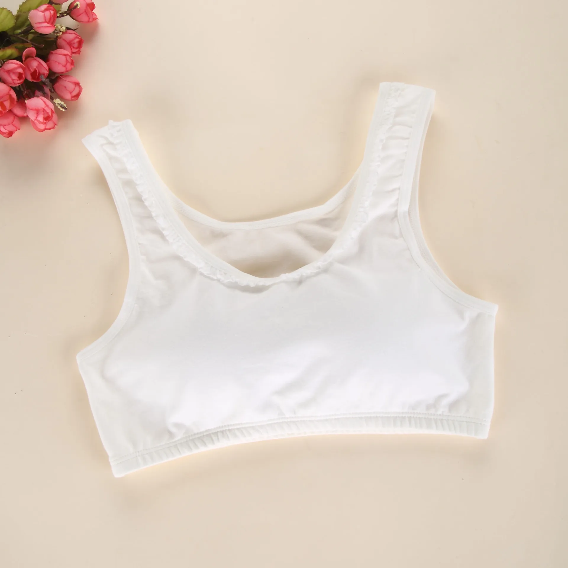 Нижнее белье для девочек подростков нижнее бюстгальтер и Подростковый хлопковый