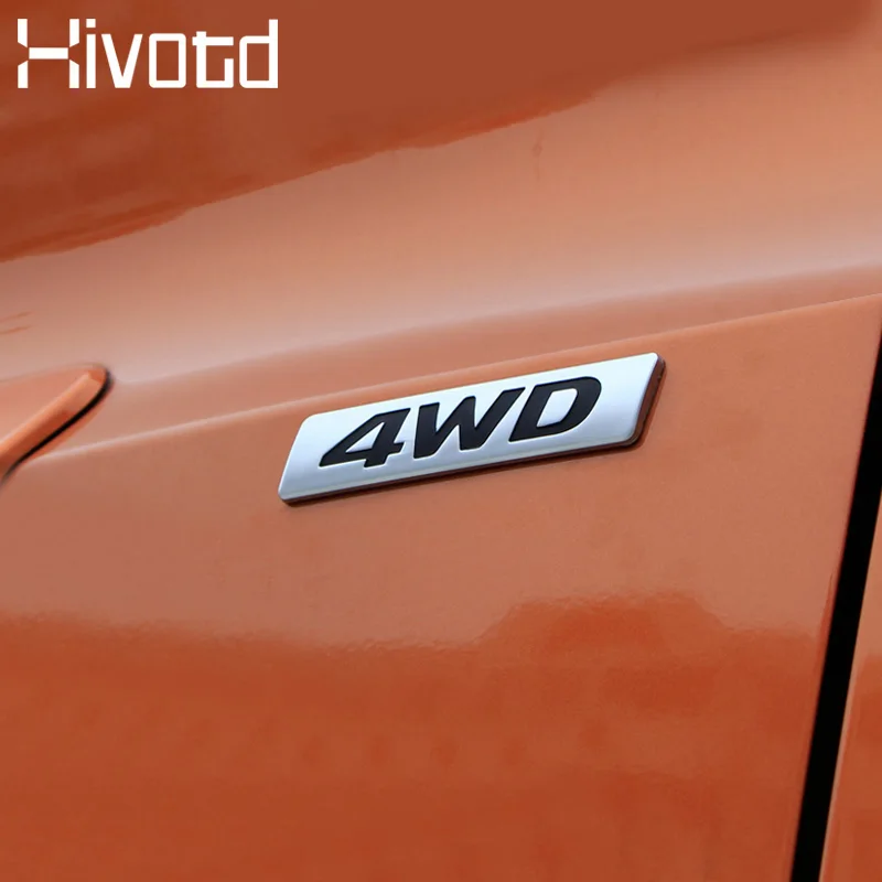 Hivotd автомобиль 4WD 2 0 эмблемы автомобильный Стайлинг Хром ABS аксессуары для хундай