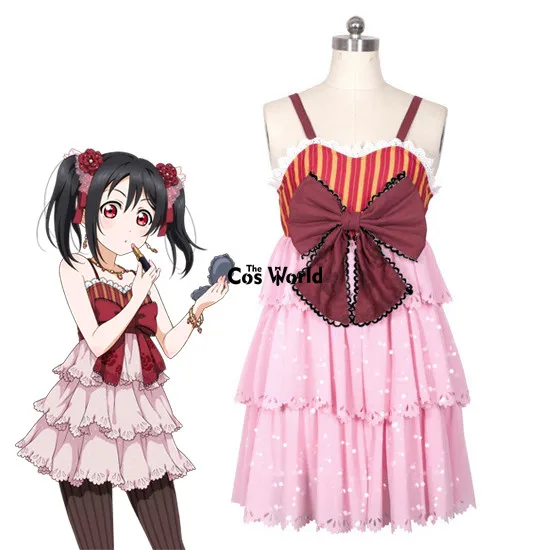 Женское шифоновое платье комбинация Love Live School Idol Project Nico Yazawa для свадебных