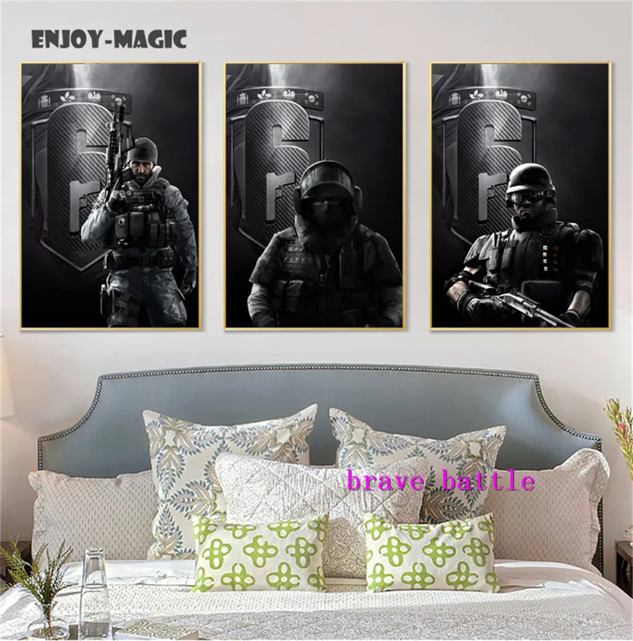 

Том ксанси, Радуга шесть осады холст живопись гостиная домашний декор Современная роспись искусство Масляная живопись #01