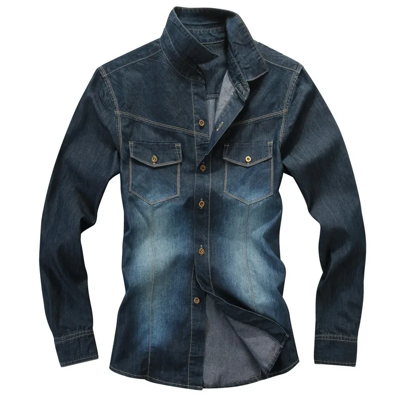 cotton long sleeve blouse shirt men E21 