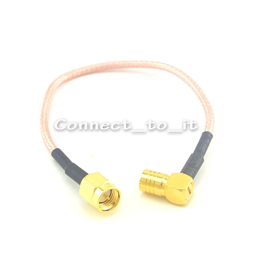 100 шт. удлинитель для кабеля с разъемом SMA папа на SMB мама RG316 15 см|male female connector|male sma