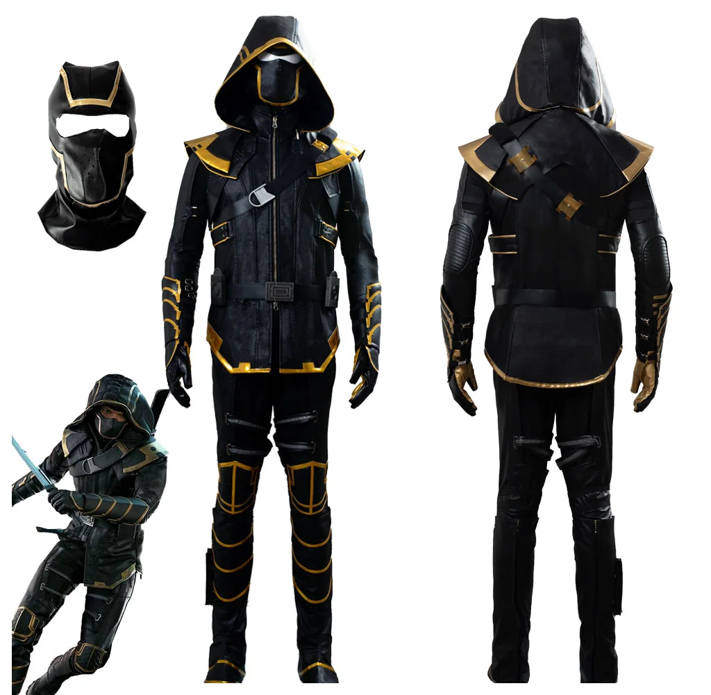 

Hawkeye Cosplay Clinton Barton Hawkeye Ronin Cosplay Costume Adult Men Women Outfit Suit Halloween