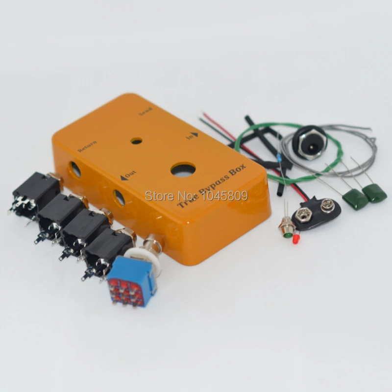 Педали для гитары Looper PB N1160/1590B DIY алюминиевый корпус педали + Педальный