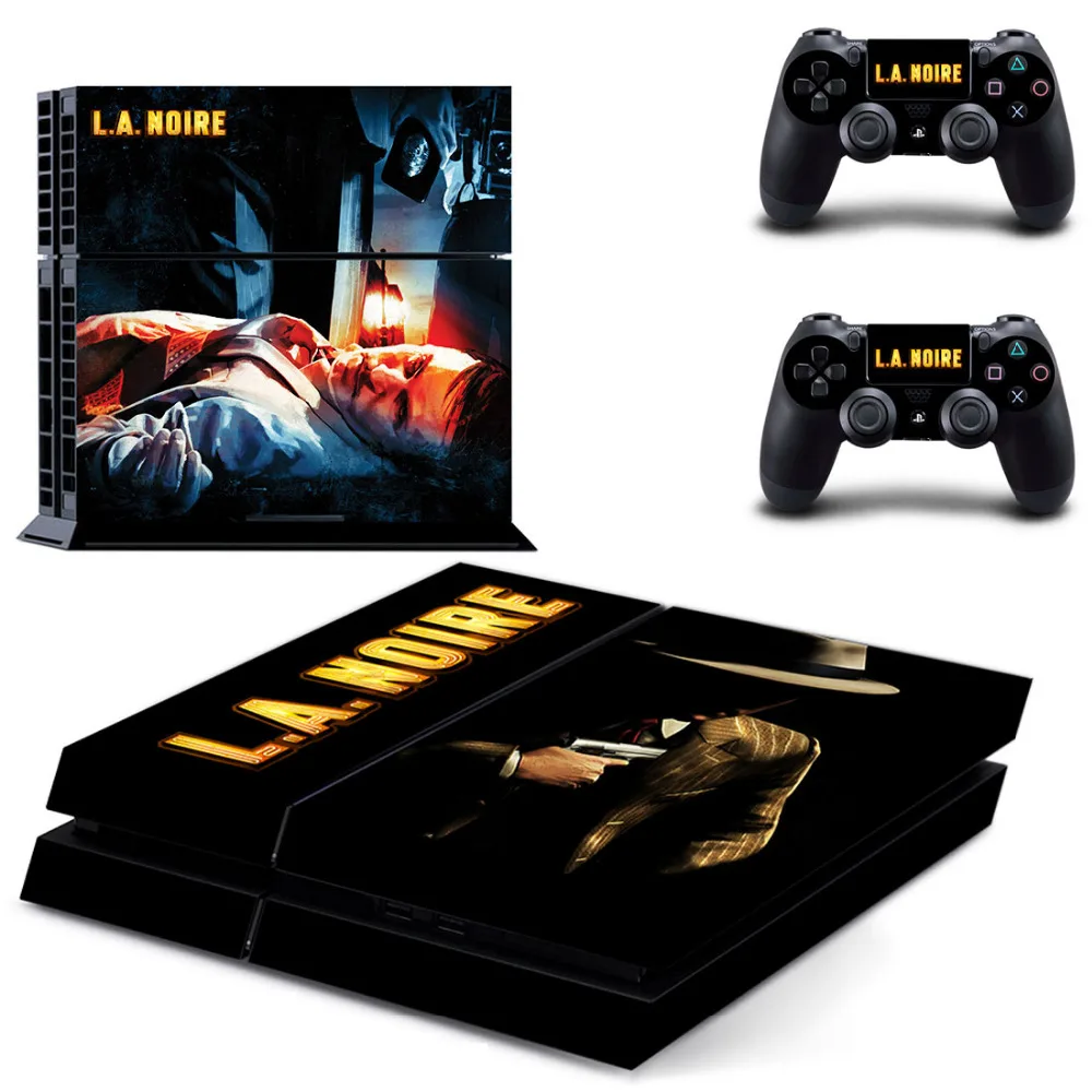 Игра L.A.Noire PS4 переводная картинка наклейка для Sony PlayStation 4 консоли и контроллер