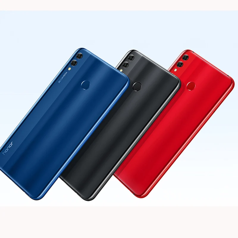 Honor 8X Max 7,12 ''большой экран OTA обновление смартфон Двойная камера Android 8,1 Восьмиядерный 4900 мАч батарея отпечаток пальца ID