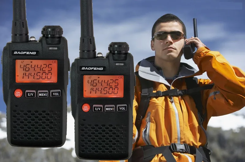 Новинка BAOFENG UV-3R мини рация UHF VHF портативная CB радиостанция HF трансивер USB зарядка 3R UV3R Woki Toki