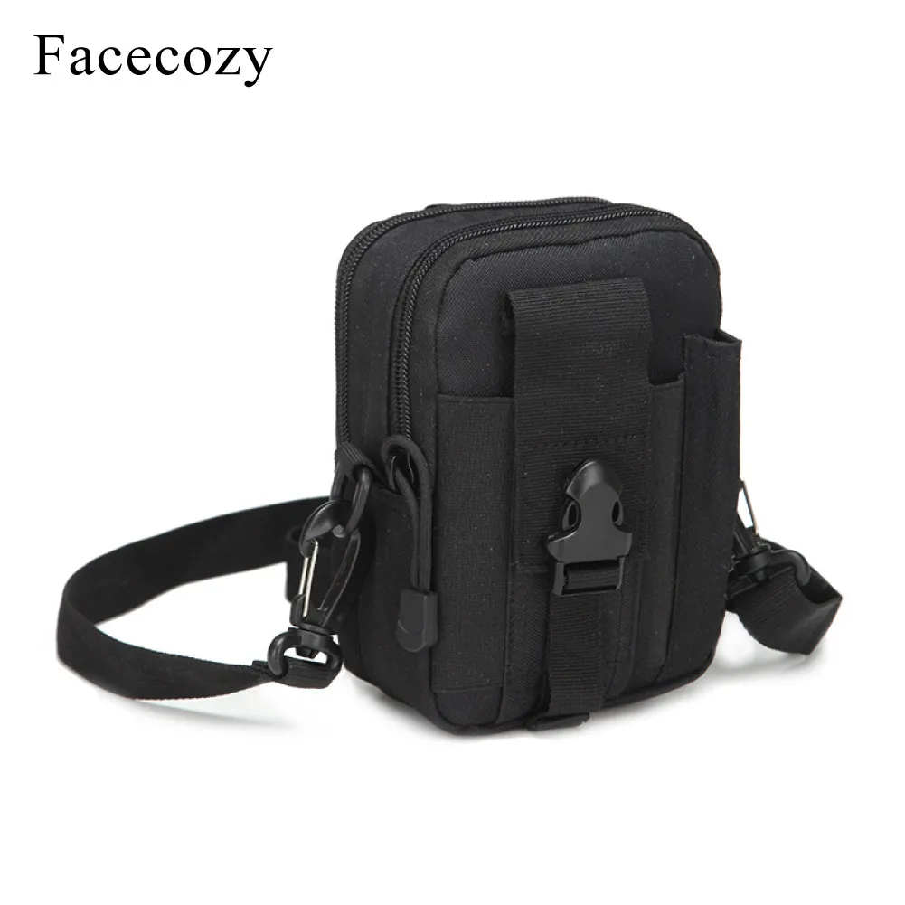 Black Bag Сумка для рыбалки на открытом воздухе, тактические карманы, поясные сумки для бега, военные сумки для телефона, кошелек, спортивный рюкзак для альпинизма, пешего туризма - Цвет: Black Bag