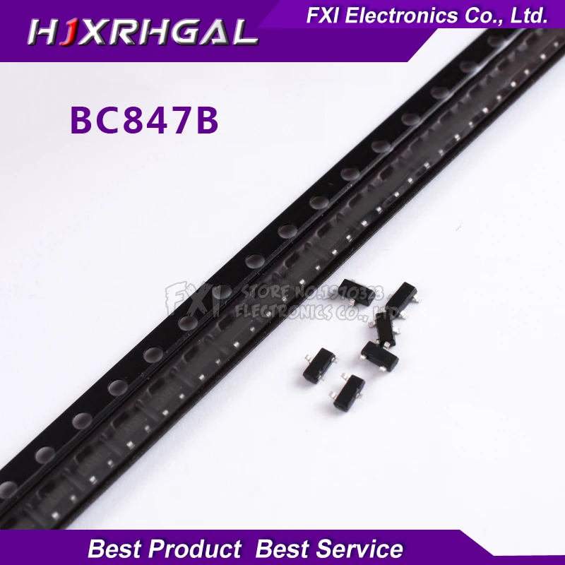 100 шт. BC847B BC847 SOT23 сот SMD СОТ 23 1F 3 новый оригинальный транзистор|transistor smd|transistor