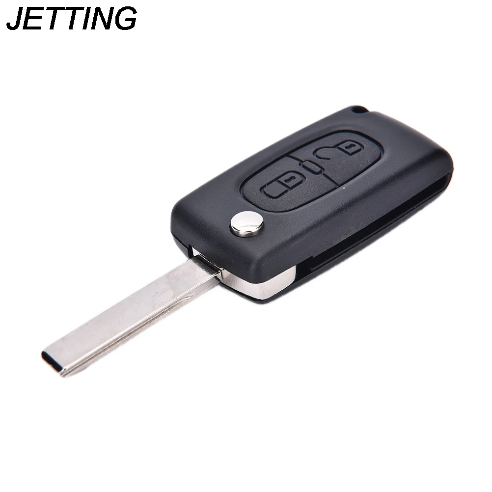 JETTING дистанционный раскладной чехол для ключей Fob PEUGEOT 307 308 107 207 407 Замена 2