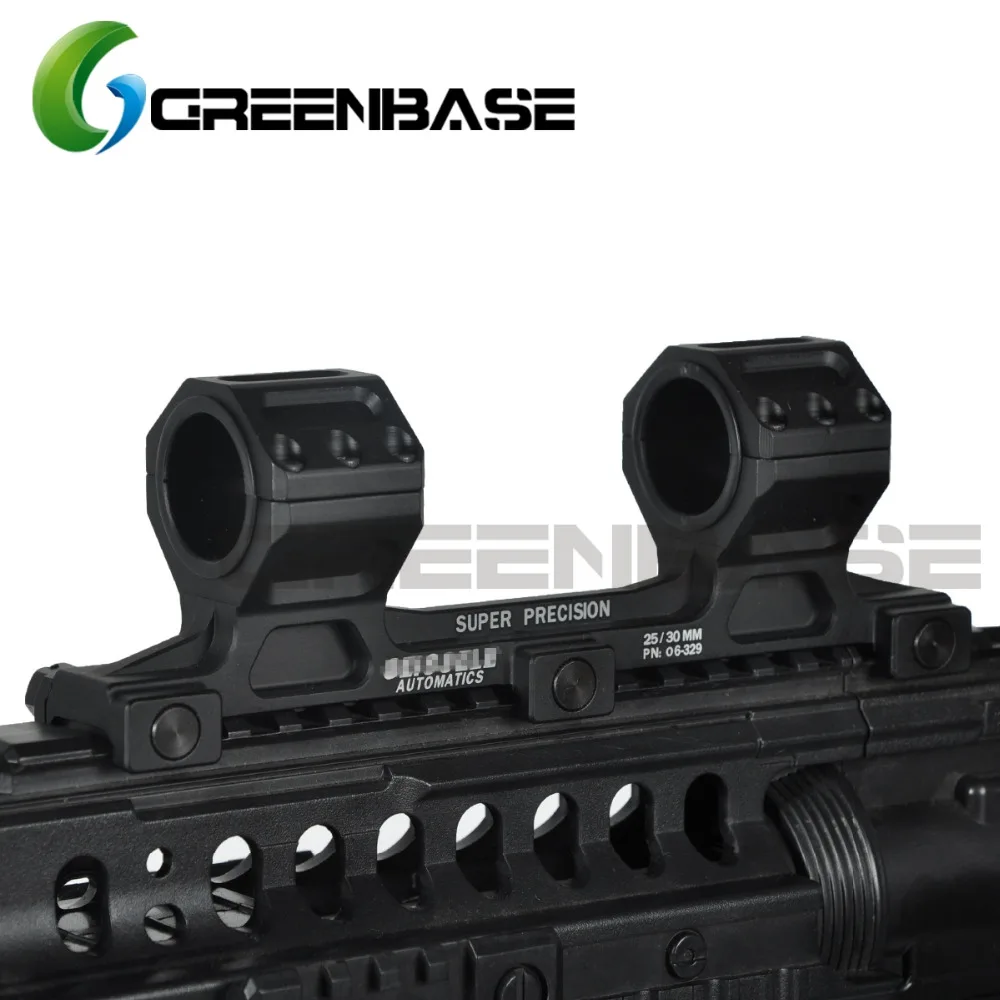 

Greenbase тактическое крепление для прицела AR15 винтовка GE крепление для прицела 25,4 мм/30 мм кольцо для прицела длинная версия для 20 мм планки Пика...