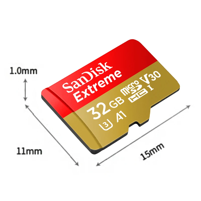 Карта памяти Micro SD SanDisk 16 ГБ 32 64 128 256 400 512 MicroSD U3 A2 V30 TF карта памяти|Карты памяти| |