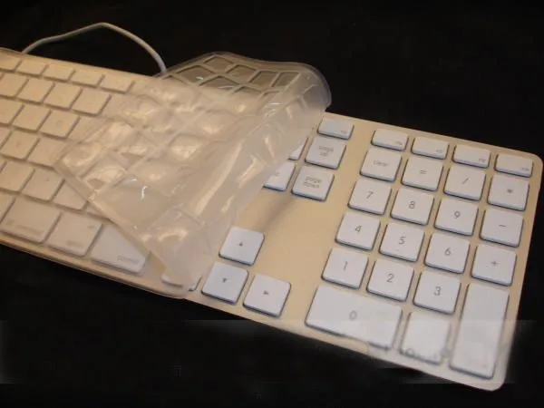 TPU Высокопрозрачная ТПУ полноразмерная клавиатура для Apple keyboard A1243 MB110LL/B с цифровой Проводная клавиатура USB Для iMac старый G6 - Цвет: TPU