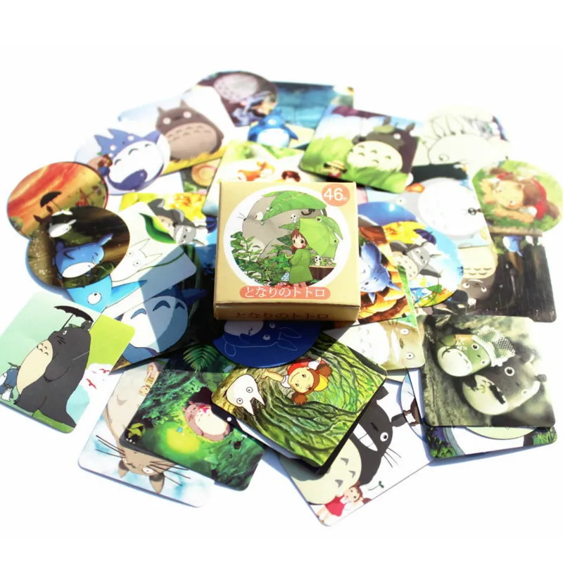 Hayao Miyazaki Totoro Пленки наклейки пакет разместил его Kawaii планировщик для