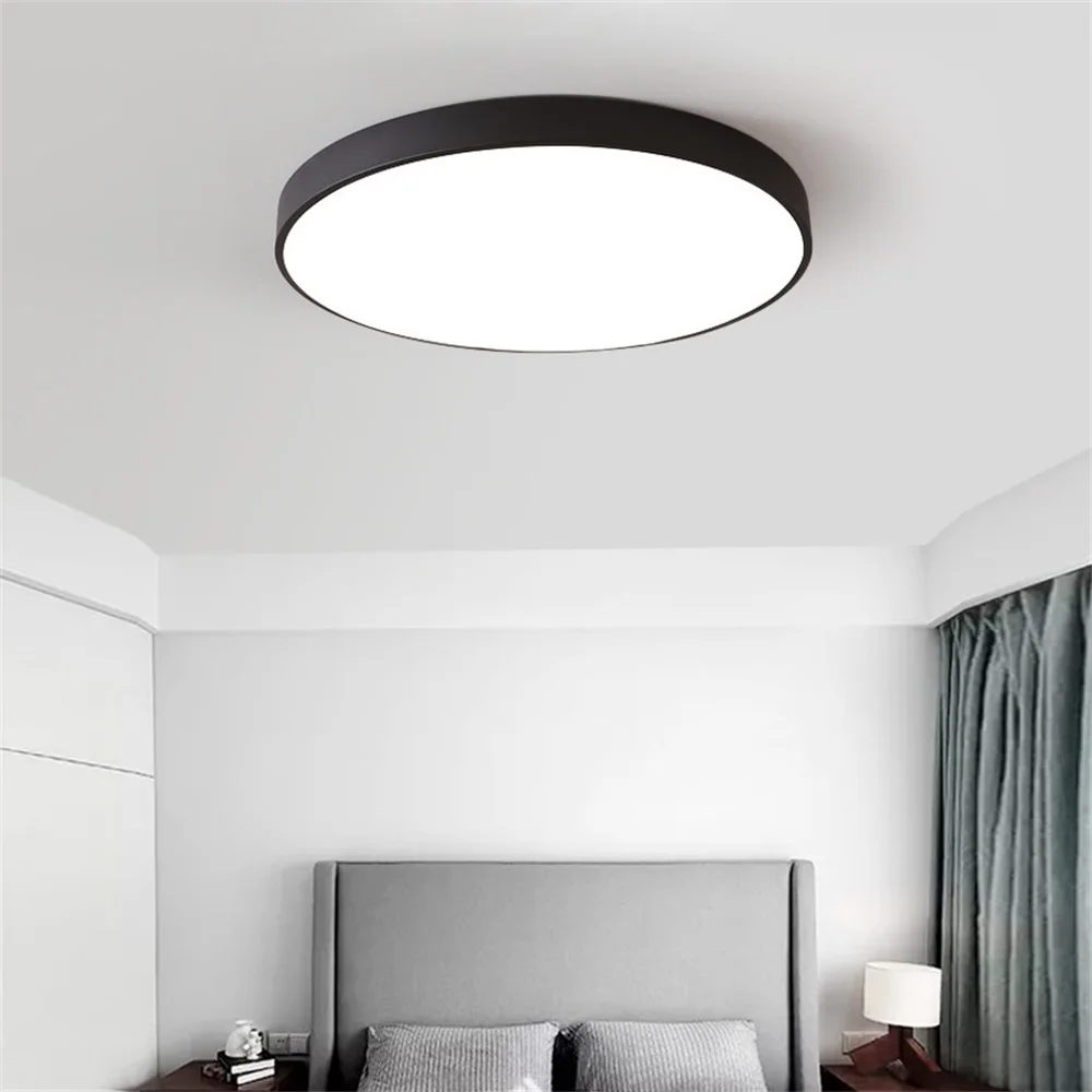 Современный светодиодный потолочный светильник круглый для панелей магазина