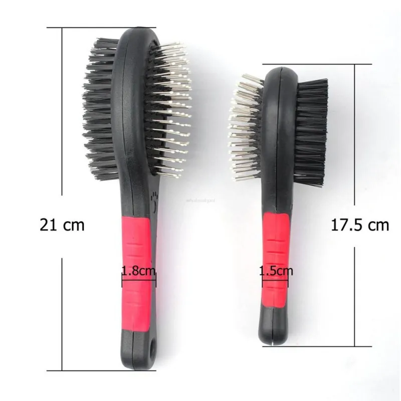 

Dog Supplies Double Sides Dog Cat Comb Pet 2 Faces Puppy Brush Pet Fur Grooming Tool For Long & Short Hair Dogs