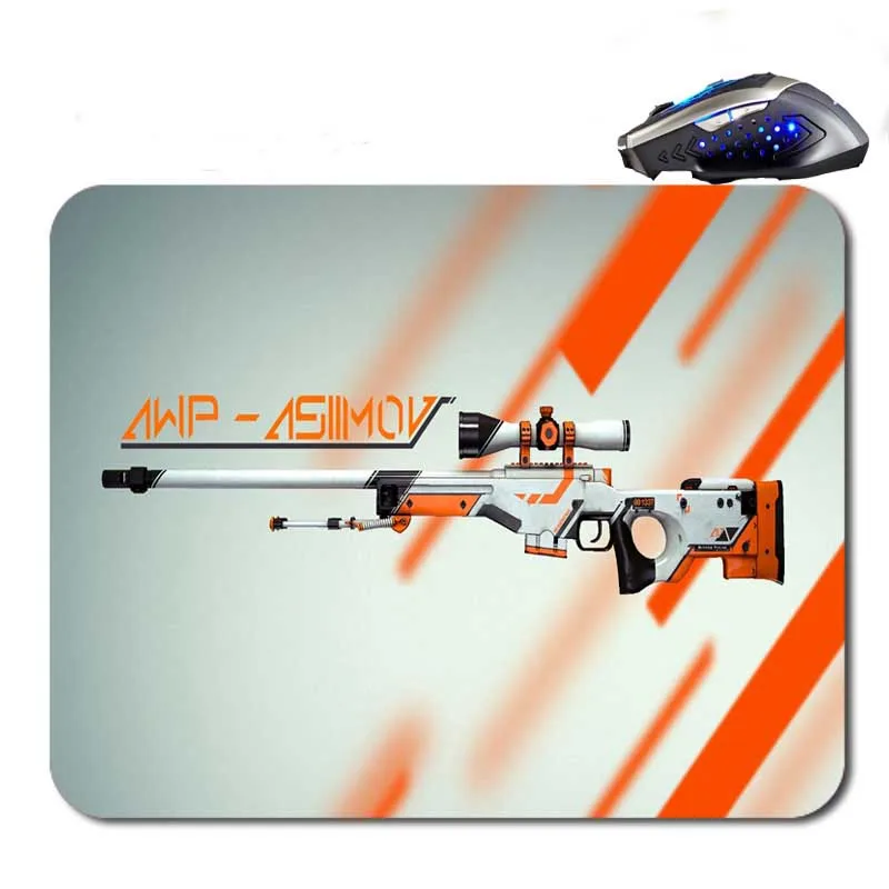 25x20cm Mairuige CS GO пистолет на заказ Лидер продаж печать высокой четкости игровой резиновый коврик для мыши дешевый компьютерный стол - Цвет: 25x20cm