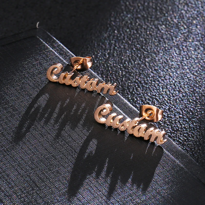 1 пара уникальные ювелирные изделия на заказ персонализированные