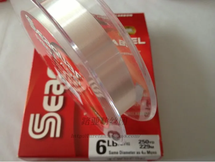Высокое качество фторуглеродная леска рыболовная 229 метров 6 фунтов/0 185 мм 8 252 10 286