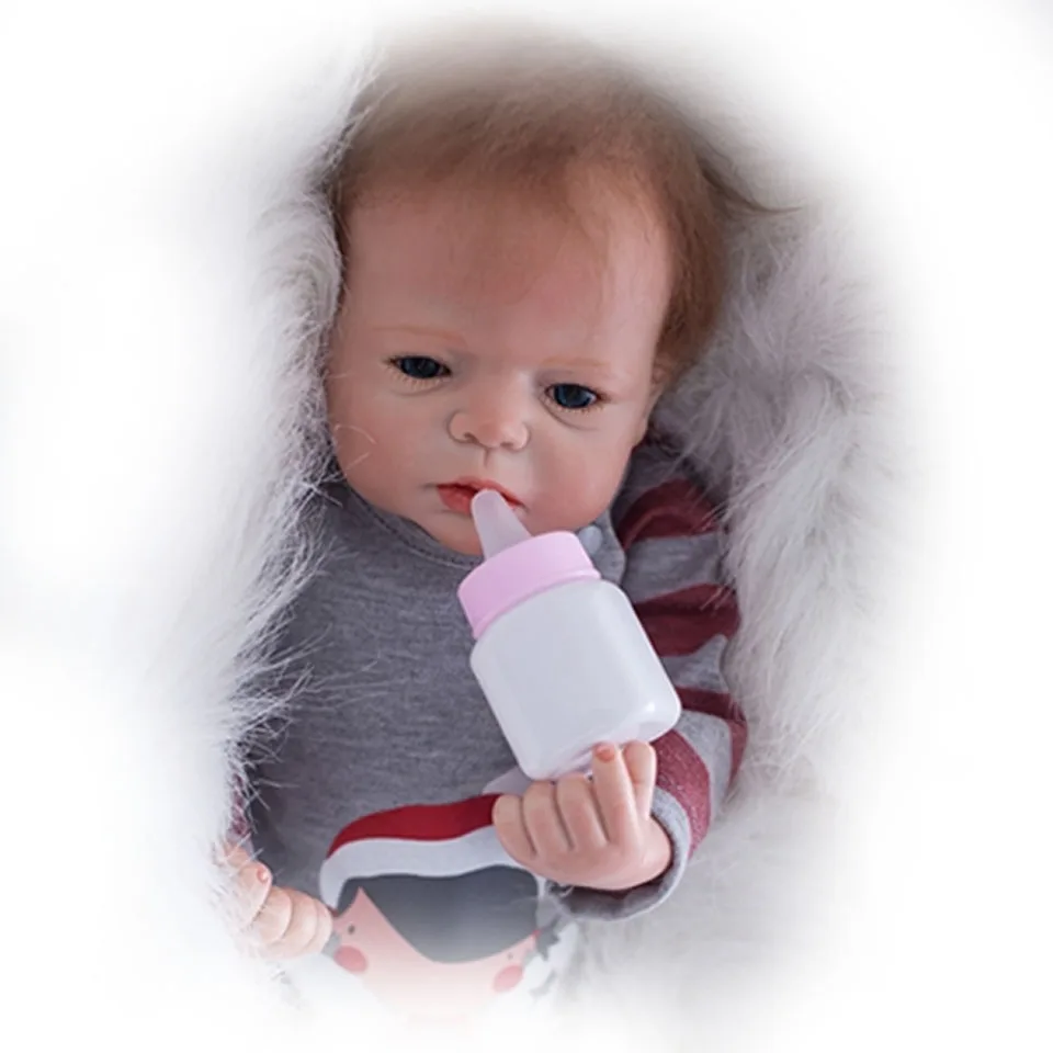 Реалистичные куклы-реборн ручной работы мягкая силиконовая кукла-младенец для