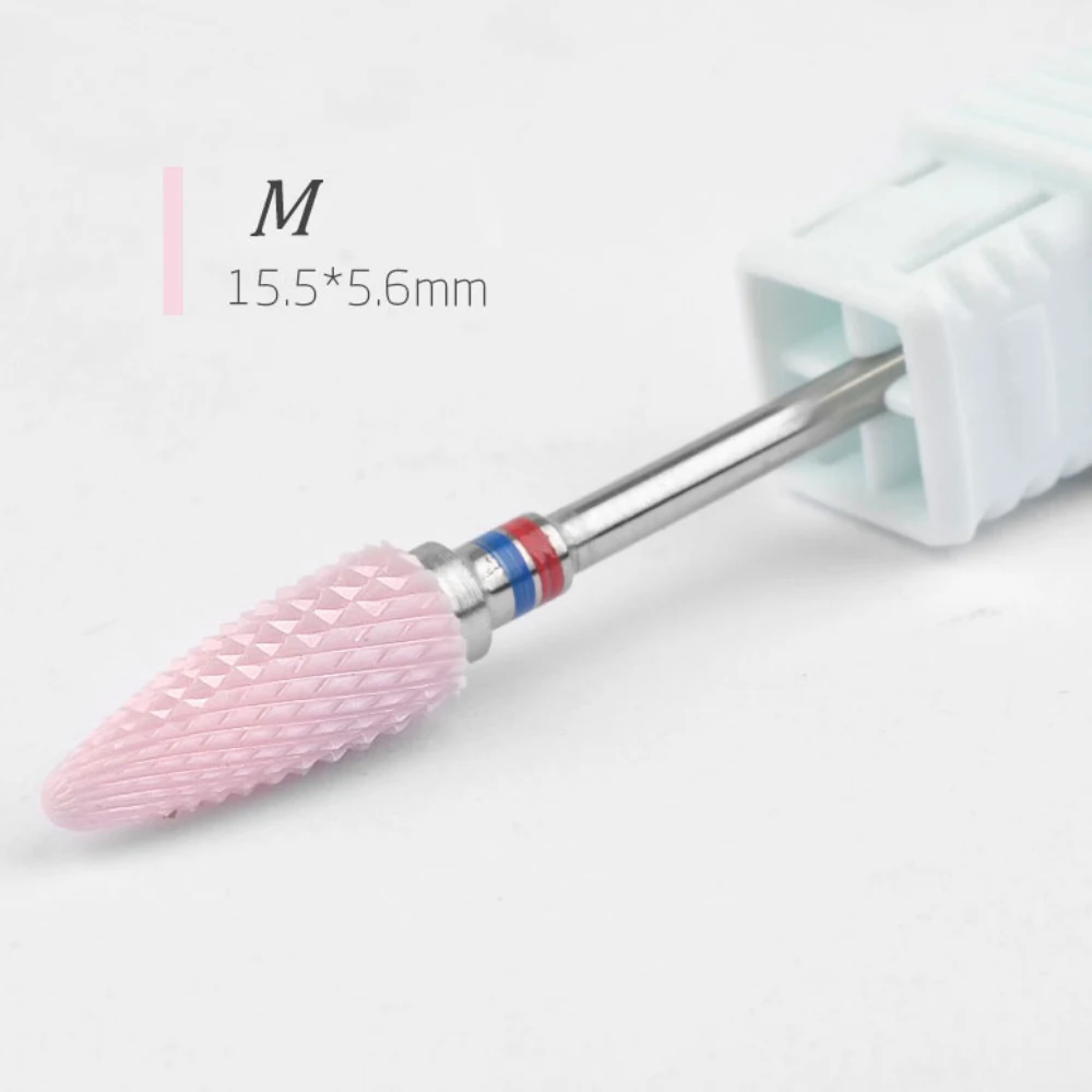 3/32'' Ceramic Nail Drill Bit Manicure Machine Accessories Rotary Electric Files Pedicure Cutter Art Tools | Красота и