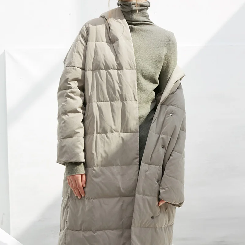Khaki Верхняя одежда, теплые женские парки, утолщенные зимние куртки с капюшоном, женские пальто, Повседневная Длинная женская парка, большие размеры - Цвет: Khaki