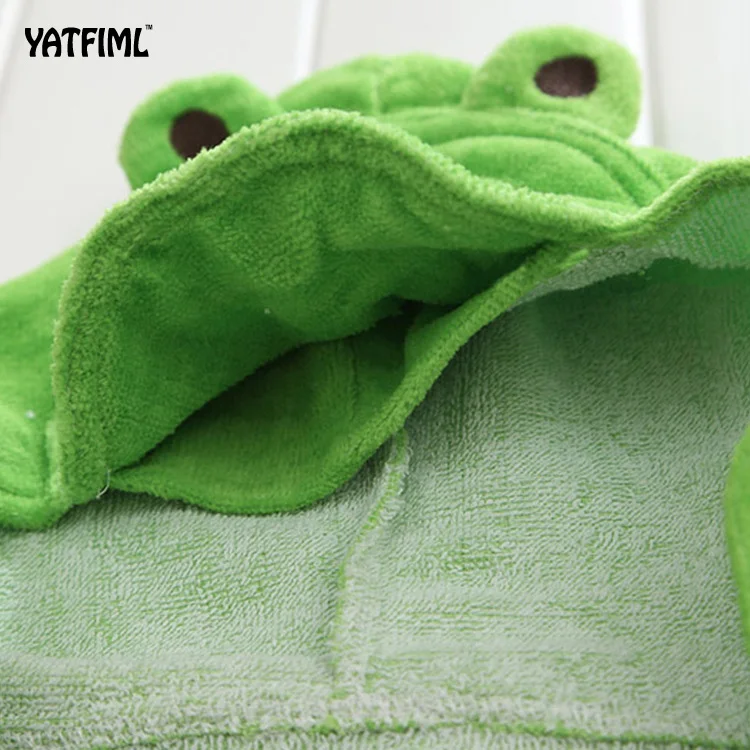Банное полотенце YATFIML для детей хлопковые халаты купания с животными милый