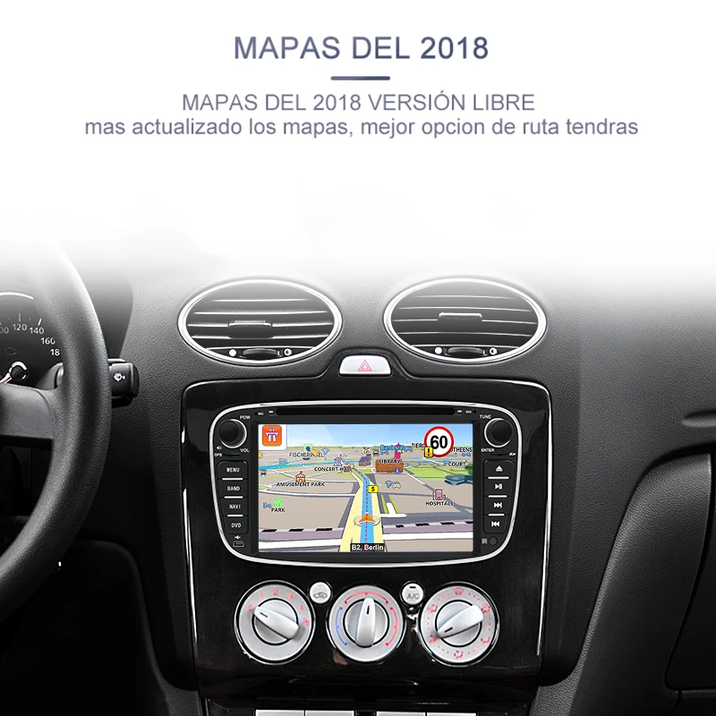 Junsun Android 8 1 автомобильный мультимедийный плеер gps 2 Din DVD для Ford Focus 2/Kuga 2/S MAX/Mondeo 4/C