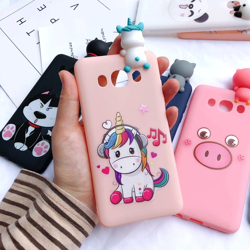 3 J3 J5 J7 3D чехол на samsung Galaxy J5 чехол Etui кавайный проект "Медвежонок" Единорог "силиконовый чехол для принципиально samsung J3 J5 J7 чехол - Цвет: 3