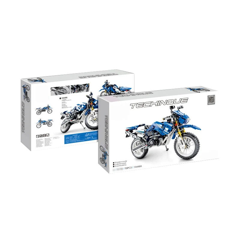 Technic YAMAHA WR250 внедорожный мотоцикл Строительные блоки Набор кирпичей модель детские игрушки для детей Совместимость ORV