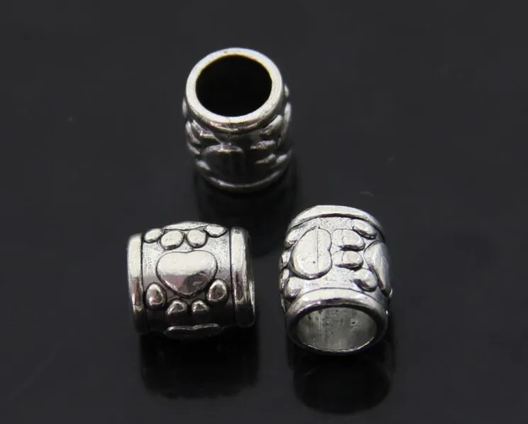 MEIBEADS, 20 шт./лот, 10*9 мм, бусины из бисера, древнее серебро, бусины в виде медвежьей лапы, ювелирные изделия из сплава, аксессуары UF5133