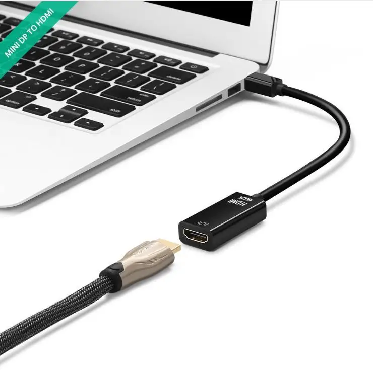 Переходник с Mini DP на HDMI 10 шт. адаптер 4K Display Port для Mac Macbook Pro Air Notebook | Электроника