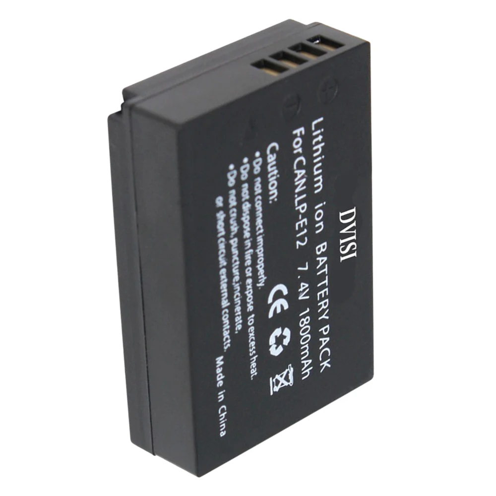 4 шт. LP E12 LPE12 батареи для камеры + LCD USB двойное зарядное устройство Canon EOS M100 M 100D Kiss X7