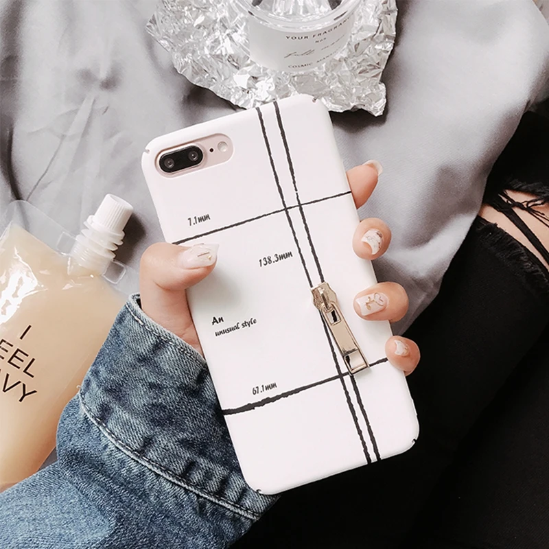 WMZSUCC мультфильм каракули молния Декор жесткий чехол Для iPhone 6 6S 7 7plus 8 плюс PC