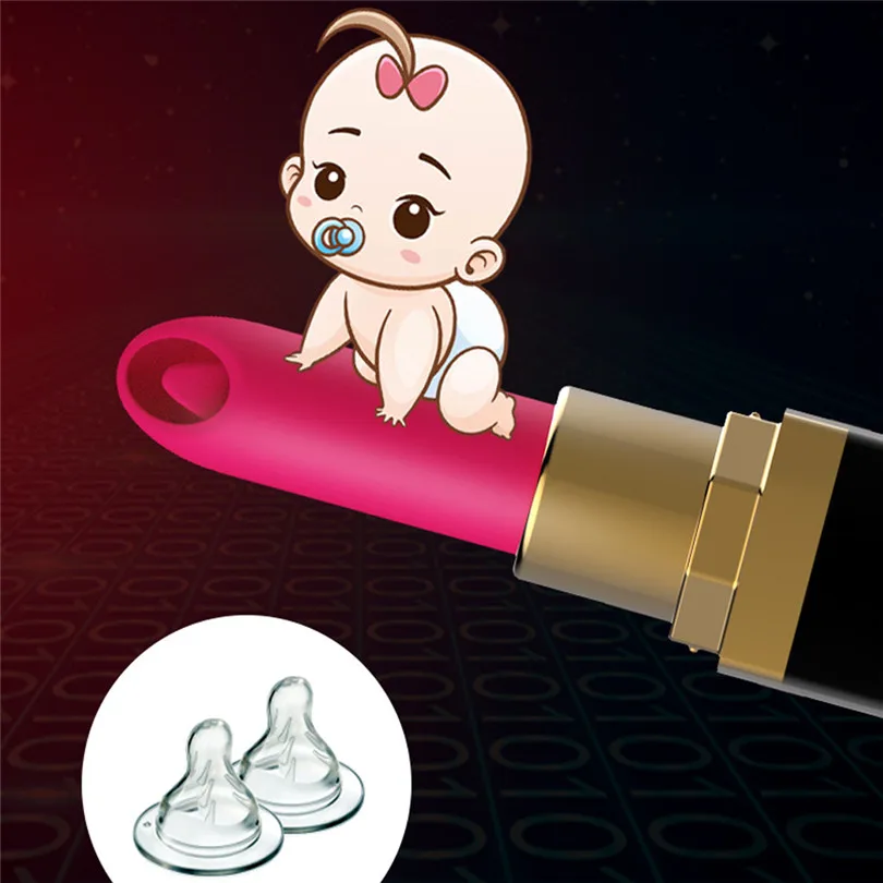 Мини вибратор губные помады тип язык Вибратор Вибрация портативный вибрирующий