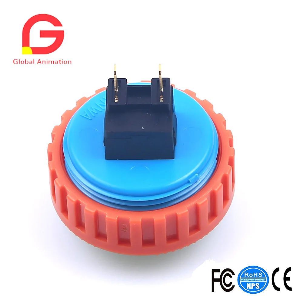 6 шт./партия OBSN 30 винт в аркадной кнопке для Raspberry Pi PS2 PS3 XBOX 360 и MAME USB джойстик DIY