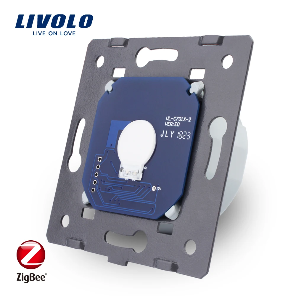 Livolo/Стандартный база Touch Экран ZigBee настенный светильник переключатель без Стекло