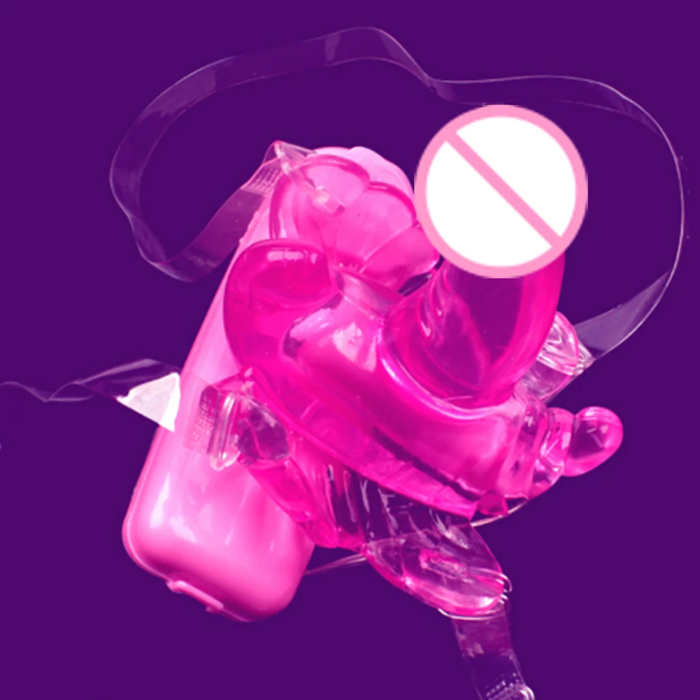 Переносной женский фаллоимитатор-бабочка вибратор для мастурбации влагалище