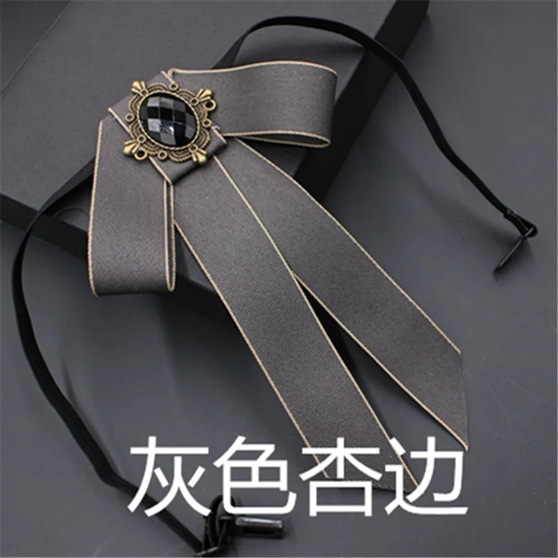 Ribbon Bow Tie Новинка! Мужской и Женский галстук-бабочка в стиле ретро. Галстук-бабочка. Эластичная лента ручной работы, стразы, сплав, Бабочка, форма, лента, галстук-бабочка - Цвет: Ribbon Bow Tie