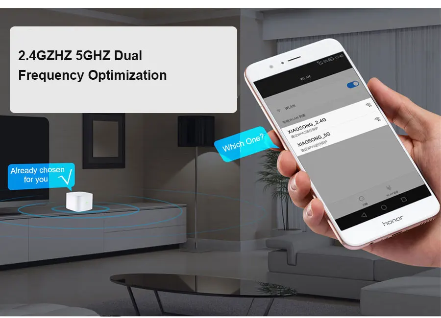 Honor WiFi маршрутизатор X2 1167 Мбит/с 2,4 ГГц 5 ГГц двухдиапазонный беспроводной Wi-Fi 802.11ac приложение дистанционное управление